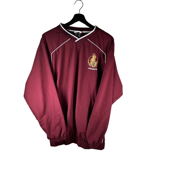 Russell Men's Athletic Jacket Size M Maroon Sweatshirt Pullover Knights Team - Picture 5 of 13
